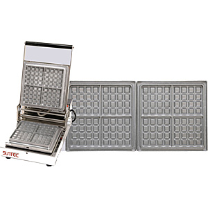 サンテック マルチベーカー 2連式 MAX-2 ワッフル角型1個取 - 調理器具