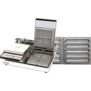 サンテック マルチベーカー 2連式 MAX-2 ワッフル角型1個取 - 調理器具