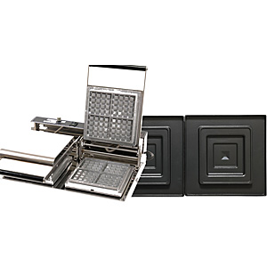 サンテック マルチベーカー 2連式 MAX-2 ワッフル角型1個取 - 調理器具