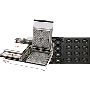 サンテック マルチベーカー 2連式 MAX-2 ワッフル角型1個取 - 調理器具