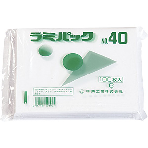 �����H�� ���~�p�b�N 100������ No.40 180�~150mm