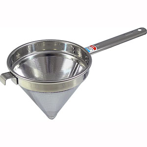 スープこし（特大）18-8スープ漉し 27cm 18-8 ステンレス メロディー スープ漉し 総絞り 27cm - 調理器具のSHOKUBI