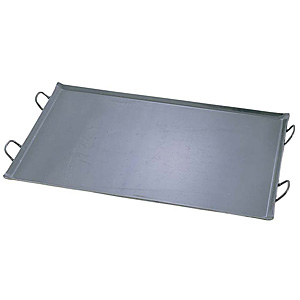 鉄製バーベキュー用鉄板 遠藤商事 鉄 バーベキュー鉄板 極厚プレス式 中 - 調理器具のSHOKUBI