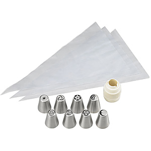18-8 �X�e�����X 3D�t�����[�����Z�b�g8pcs
