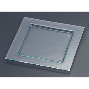 �^�C�K�[�O���X �X�N�G�A�v���[�g 161-192-01 320mm/�N���A