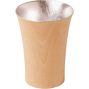 WOOD CUP ��6.5cm SILVER