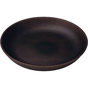 �^�J�m�N���G�C�g WOOD�V���[�Y ���E���h�v���[�g 21cm �_�[�N�u���E��