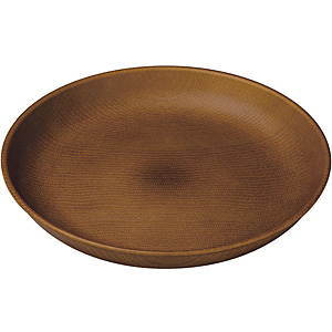 �^�J�m�N���G�C�g WOOD�V���[�Y ���E���h�v���[�g 24cm �u���E��