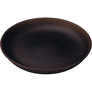 �^�J�m�N���G�C�g WOOD�V���[�Y ���E���h�v���[�g 24cm �_�[�N�u���E��