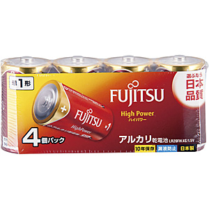 FUJITSU �n�C�p���[ ���d�r 4�{���� LR20FH �P1