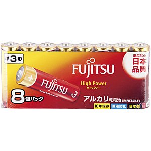 FUJITSU �n�C�p���[ ���d�r 8�{���� LR6FH �P3
