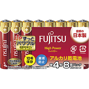 FUJITSU �n�C�p���[ ���d�r 8�{���� LR03FH �P4