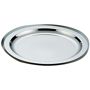 �O��Y�� YUKIWA UK 18-8 �X�e�����X �I�C�X�^�[�v���[�g ��305mm ���C����