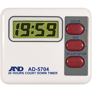 A&D �f�W�^���^�C�}�[ 19����59���v AD-5704