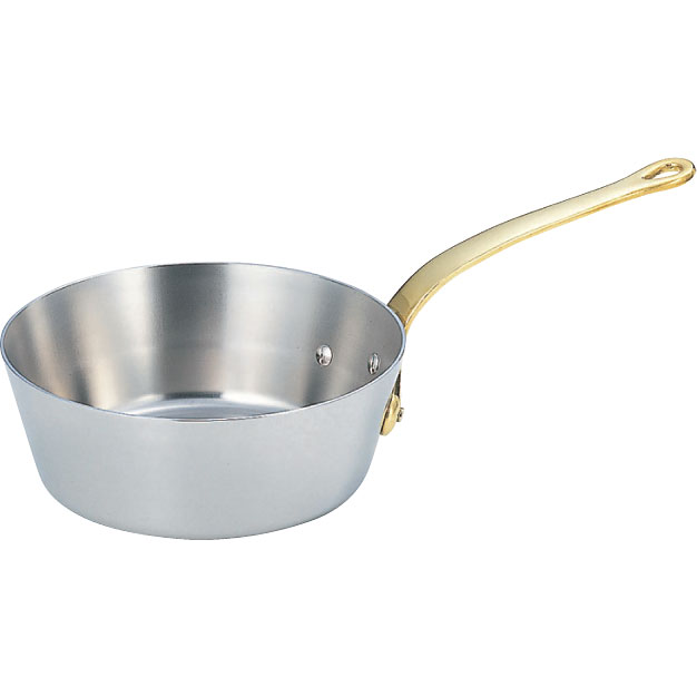 SW 電磁用 しゃぶしゃぶ鍋 30cm （真鍮ハンドルツマミ） SW電磁用しゃぶしゃぶ鍋 仕切付 30cm(真鍮ハンドルツマミ) 前川金属