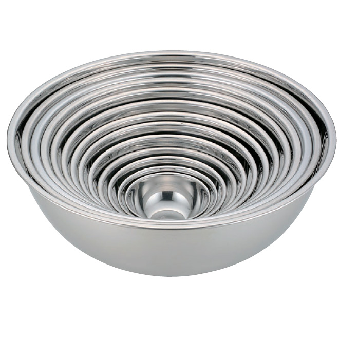18-8 ステンレス ミキシングボール 厚手 18cm - 調理器具のSHOKUBI