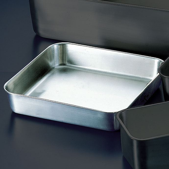 すぎこ スギコ 18-8 ステンレス 角バット 渕巻 310×165mm SH-1632 深さ65mm