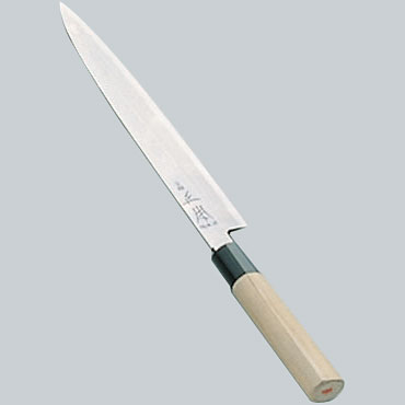 正本和庖丁 本霞玉白鋼 柳刃刺身庖丁 KS0421 21cm - 調理器具のSHOKUBI