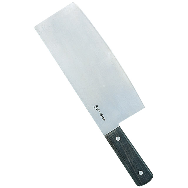 堺菊守 中華包丁 本格プロ用 本焼中華 ローズ柄 - 調理器具のSHOKUBI