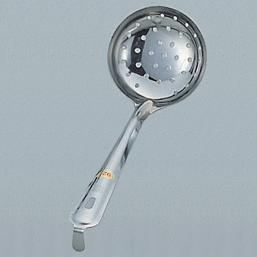 18-0 ステンレス 穴明杓子 カギ付 7cm - 調理器具のSHOKUBI