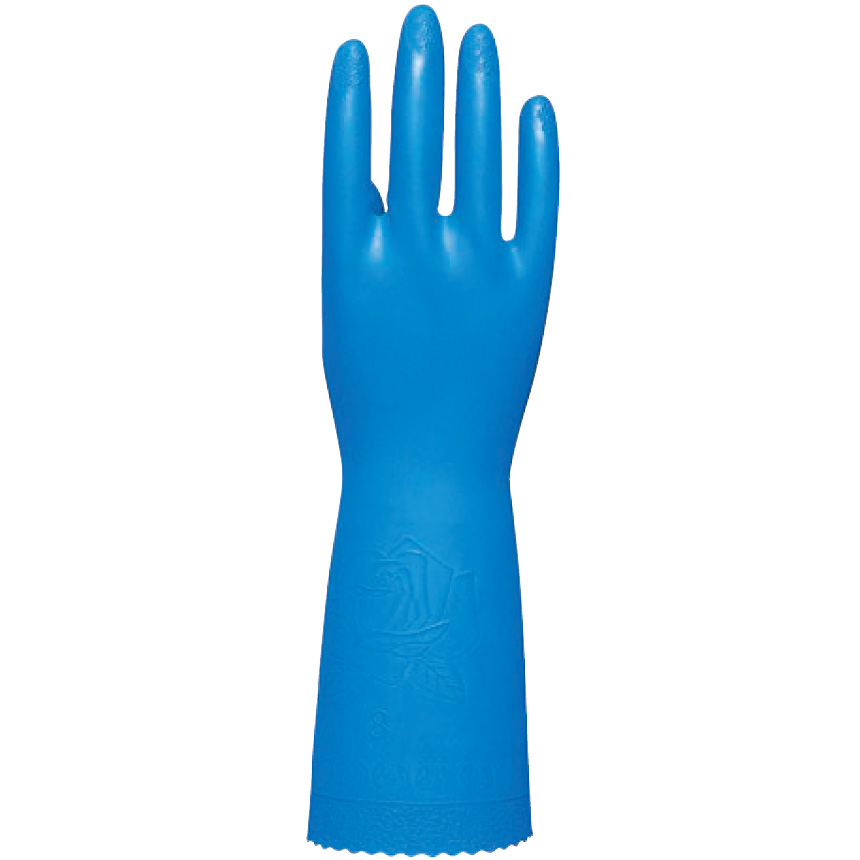 （まとめ）ショーワグローブ 塩化ビニール手袋 耐油 厚手 裏毛付 ブルー L NO170L 1双 〔×30セット〕〔代引不可〕