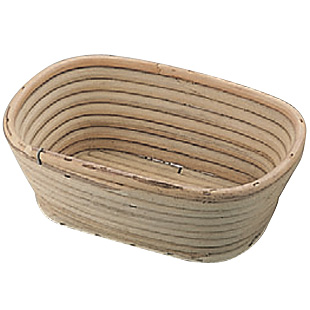 マトファー 籐製 発酵カゴ 小判型 779201 小 - 調理器具のSHOKUBI