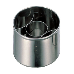 18-0 ステンレス ドーナツ抜型 本職用 2.4寸 φ72mm - 調理器具のSHOKUBI