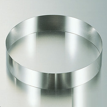 18-8 ステンレス 丸型セルクル アルゴン溶接 深型 φ21cm 高さ50mm