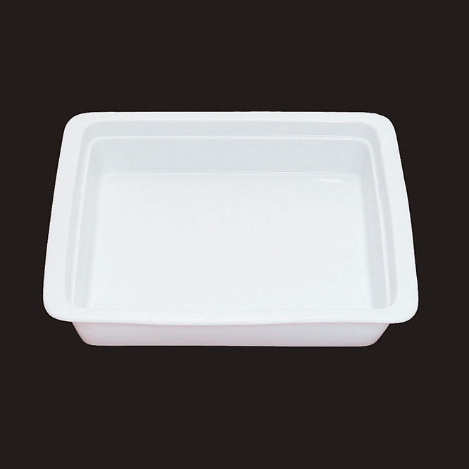 角型スマートチェーフィング専用陶器 PB625-23 調理器具のSHOKUBI