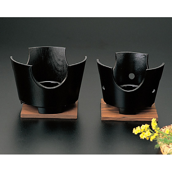 アルミ コンロセット 黒 小 - 調理器具のSHOKUBI