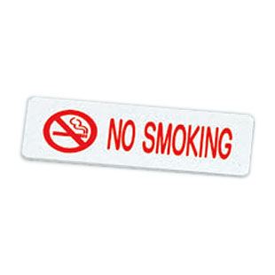 禁煙プレート NO SMOKING ホワイト