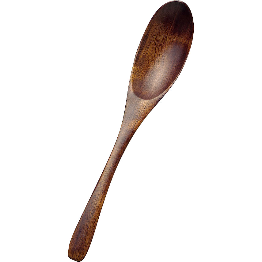 すぷーんとおさら なめらかスプーン 大 摺漆 - 調理器具のSHOKUBI