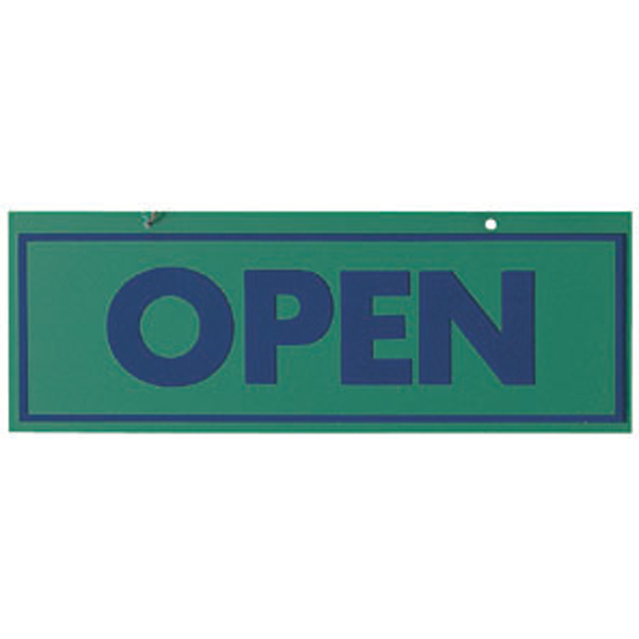 オープンプレート OPEN/CLOSED グリーン