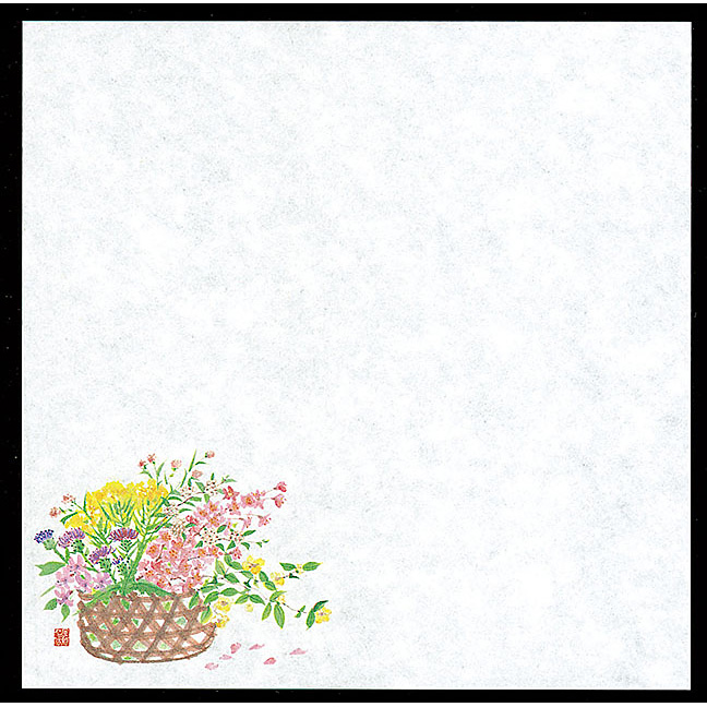 花摘み 篭耐油天紙 4寸 100枚入り 陽春 - 調理器具のSHOKUBI