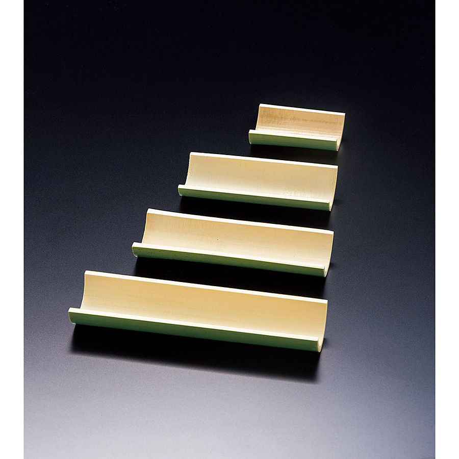 竹半割皿 並 無塗装 約15x4xH1.7cm 大 - 調理器具のSHOKUBI