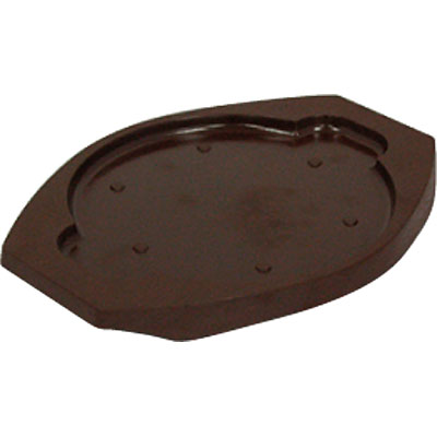 ステーキ皿用 樹脂台 丸型 17cm用 - 調理器具のSHOKUBI