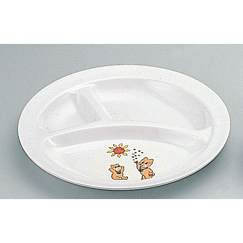 コロちゃん シリーズ メラミン お子様食器 丸ランチ皿 KF-1 - 調理器具