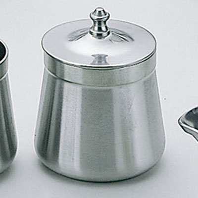 18-8 ステンレス エレガンス シュガーポット SE-1010 蓋付