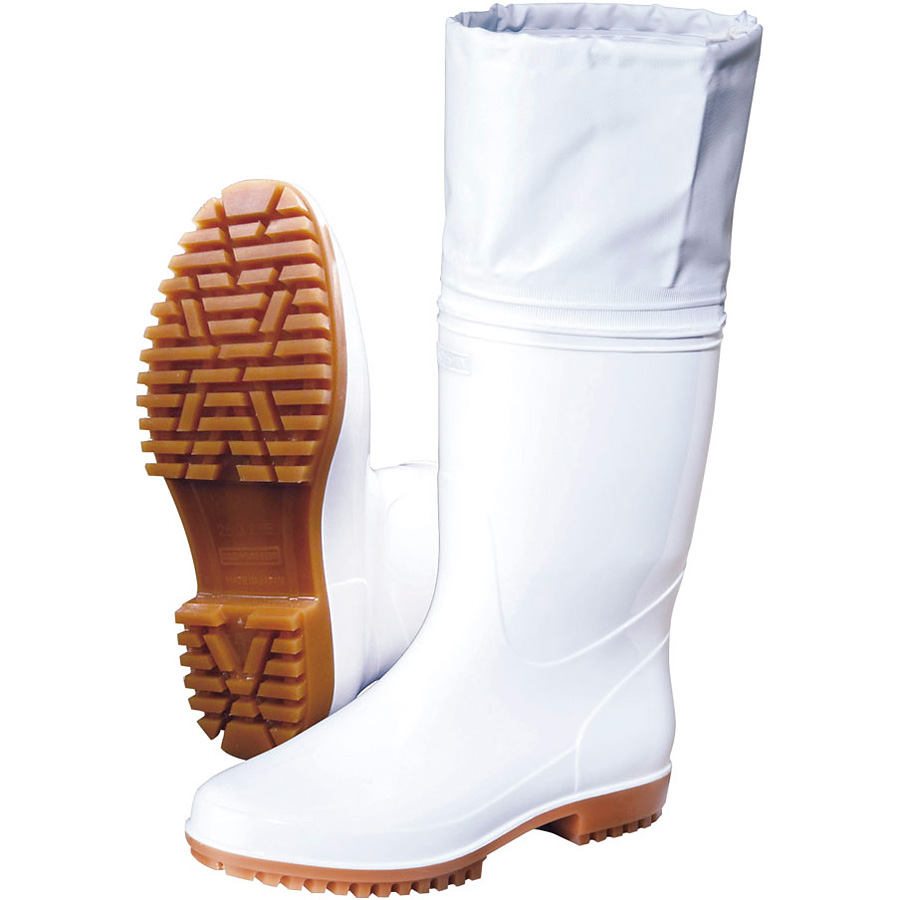 弘進ゴム ゾナG5 カバー付き 白 長靴 G5 24.5cm - 調理器具のSHOKUBI