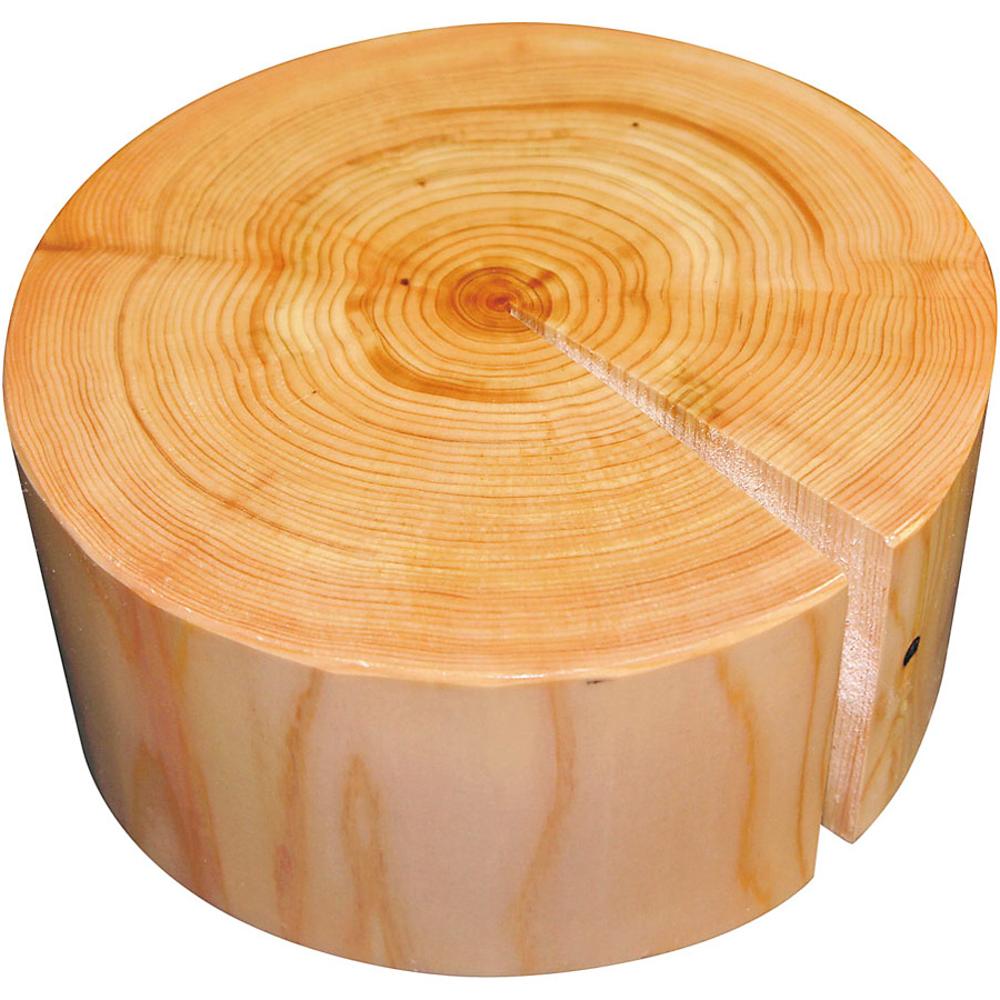 雅漆工芸 檜丸太ディスプレイ φ230mm H100mm - 調理器具のSHOKUBI