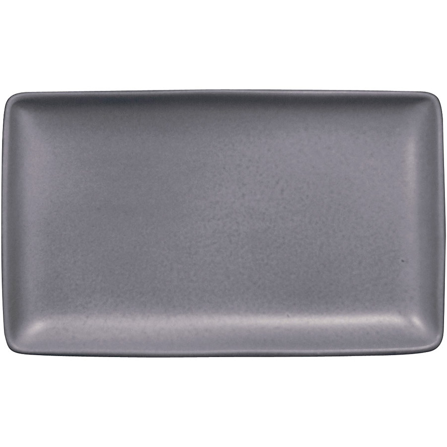 アンフォラ マットグレイ レクタンプレート 250×150mm ANF-133 - 調理