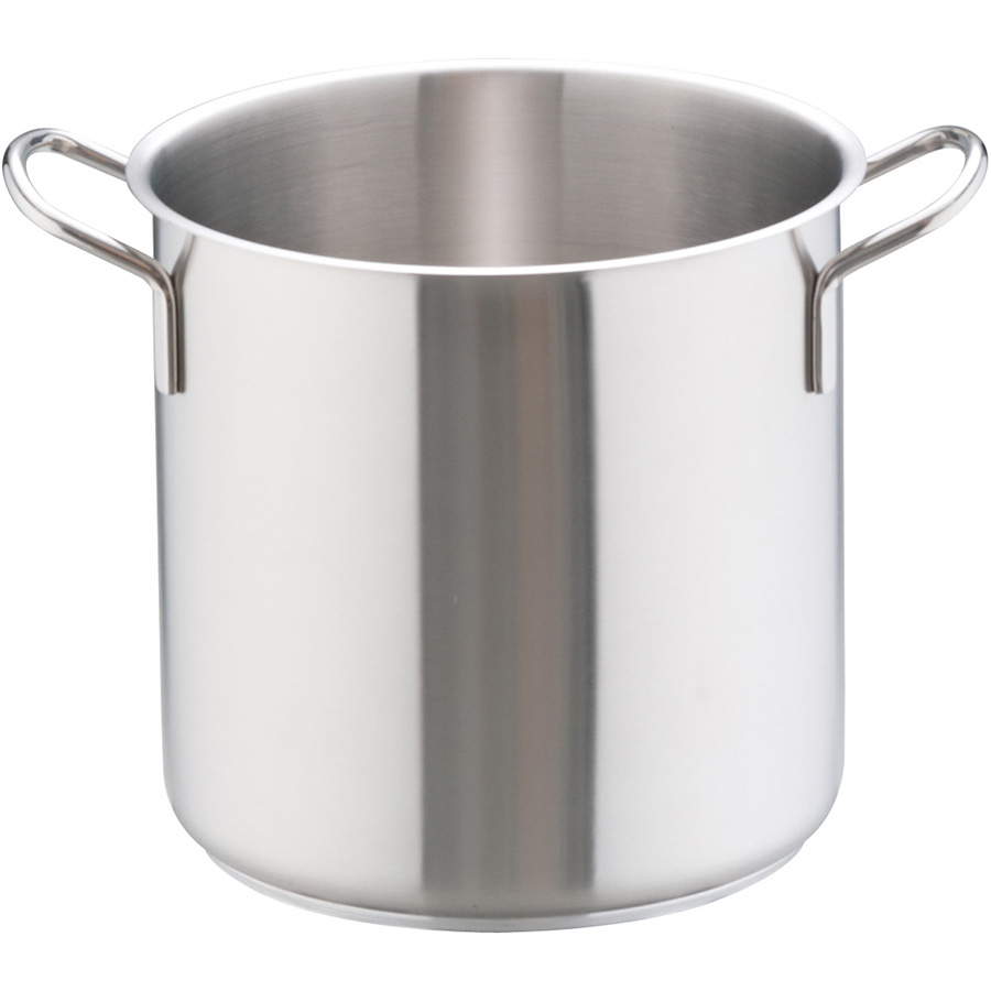 ムラノ インダクション18-8 半寸胴鍋 (蓋無)28cm ステンレス鍋 ムラノ インダクション 18-8 ステンレス 寸胴鍋 蓋無 28cm