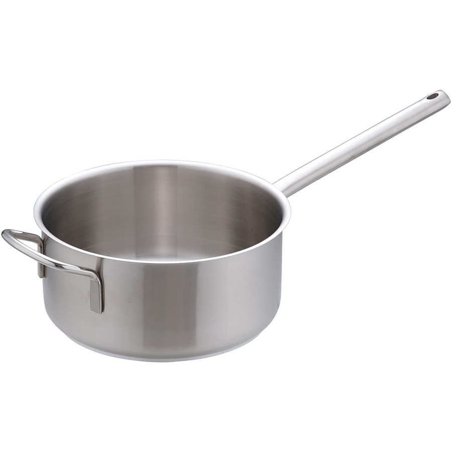 ムラノ インダクション直火 IH対応 18-8ステンレス 片手浅型鍋 28cm ムラノ インダクション 18-8 ステンレス 片手浅型鍋 蓋無 28cm - 調理