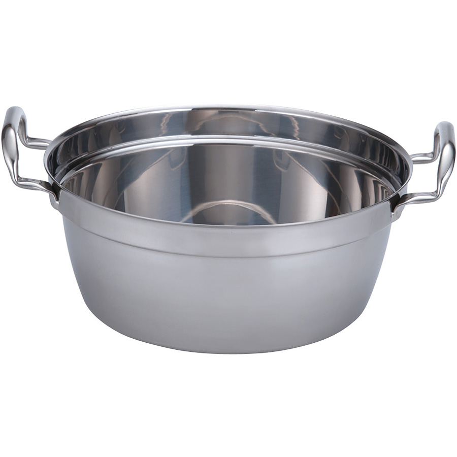 ステンレス パワーデンジ円付鍋　30cm 遠藤商事 SA パワーデンジ 円付鍋 30cm - 調理器具のSHOKUBI