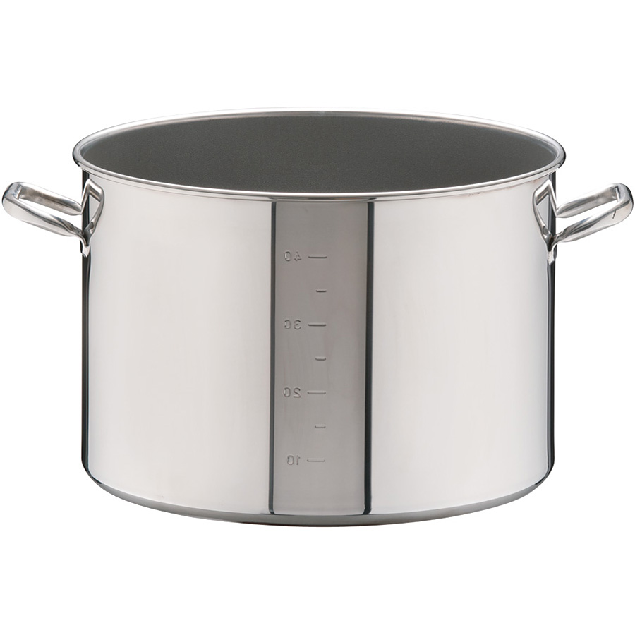 遠藤商事 SAパワー・デンジ半寸胴鍋 目盛付 蓋無 24cm AHV8924 遠藤商事 SAスーパーデンジ 半寸胴鍋(蓋無) 24cm AHV54024 AHV54024