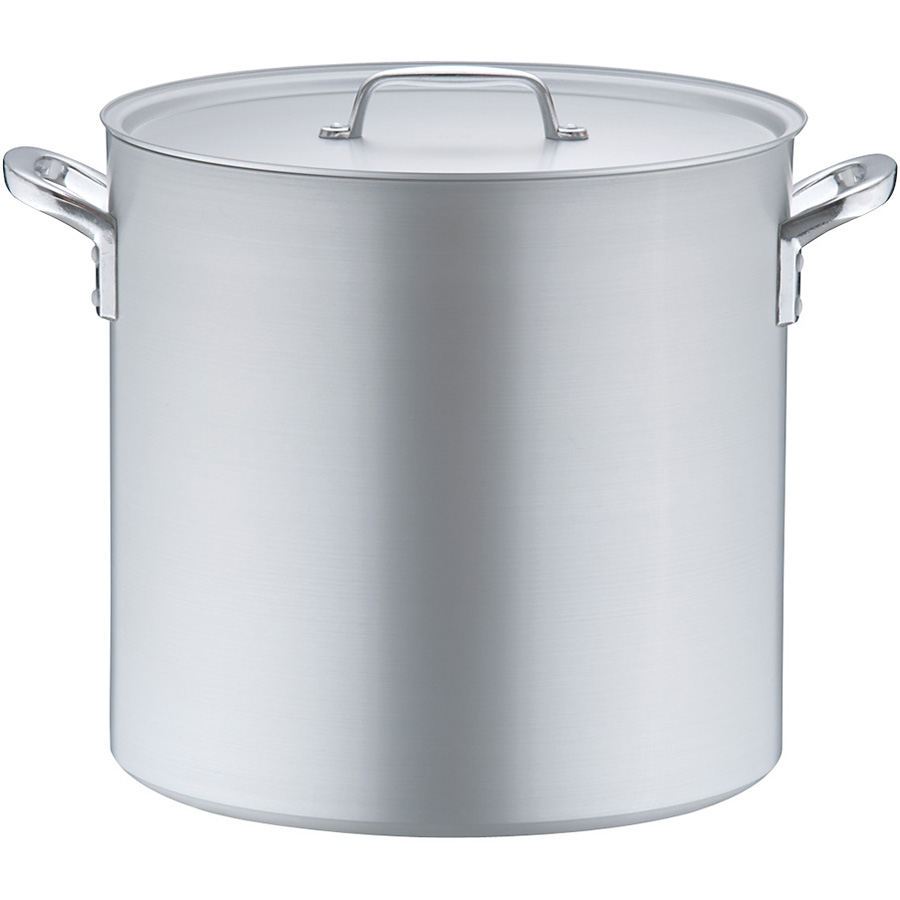 アルミ寸胴鍋 42cm 北陸アルミニウム プロセレクト アルミ 寸胴鍋 目盛付 内径42cm - 調理