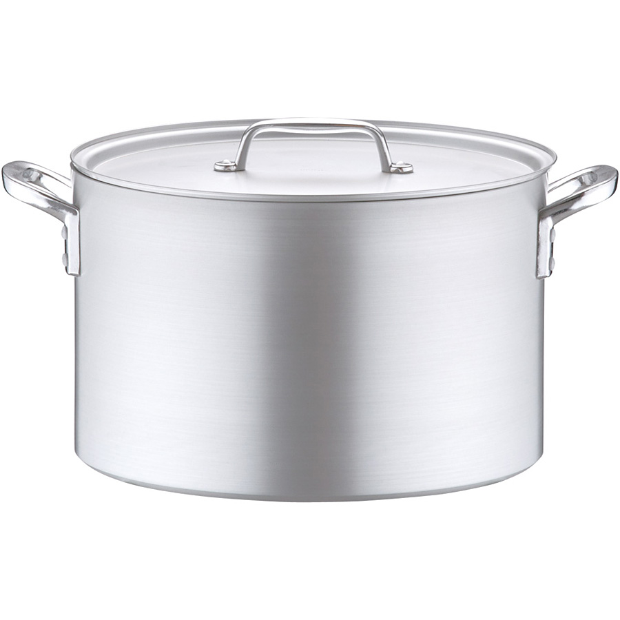 北陸アルミニウム プロセレクト アルミ 半寸胴鍋 目盛付 内径39cm