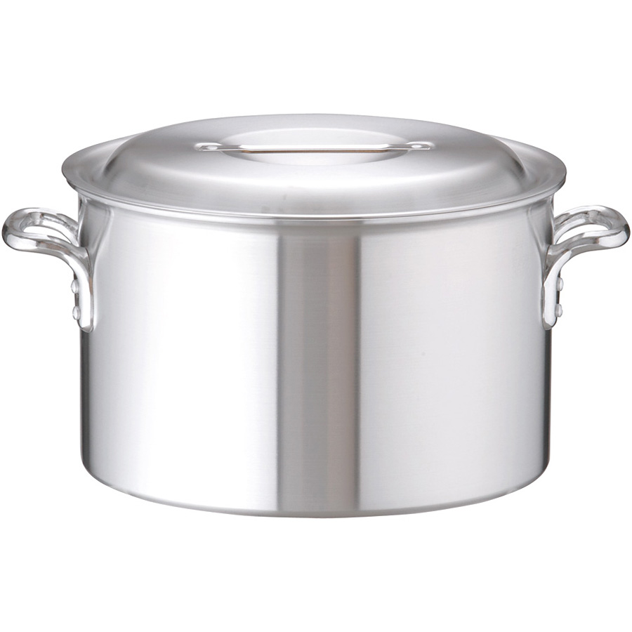 アカオアルミ DONシリーズ アルミ 半寸胴鍋 内径36cm - 調理器具のSHOKUBI