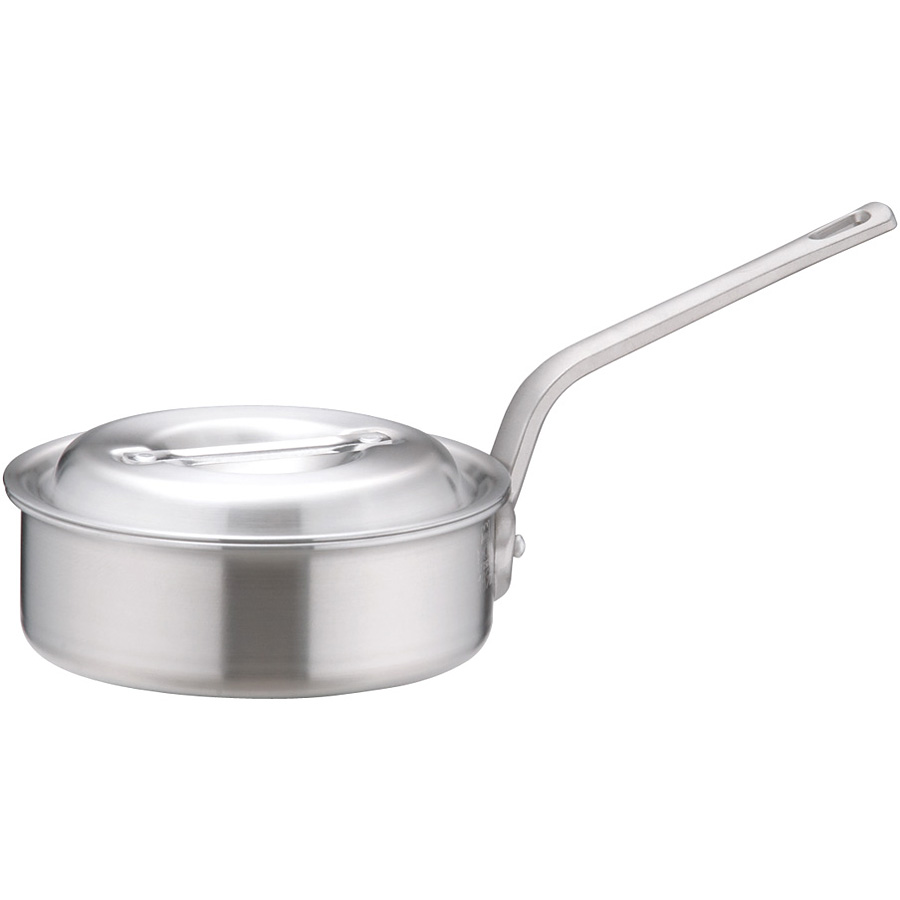 アカオアルミ DONシリーズ アルミ 片手浅型鍋 内径18cm - 調理