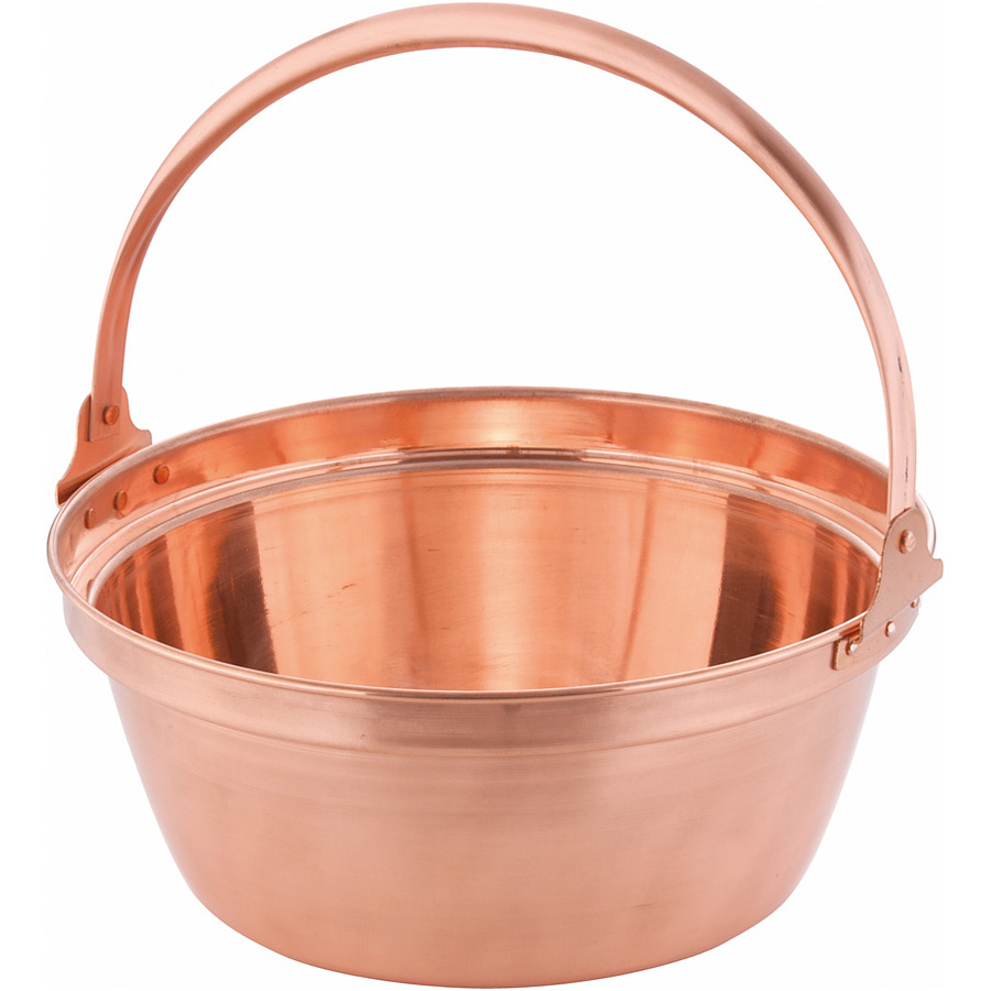 未使用【訳あり】　純銅製　山菜鍋 直径33cm　木製蓋付き 楽天市場】【送料無料】（沖縄県を除く）純銅 山菜鍋 33cm 【木蓋付き